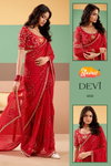 Devi By Stavan Georgette Fancy Embroidery Work Saree Wholesalers In Delhi